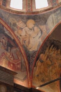 renaissance ceiling fresco in historic church